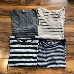 Lot Of Forever 21 Striped Shirts Size Large